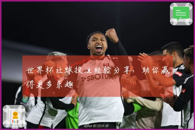 世界杯让球投注经验分享，助你赢得更多乐趣