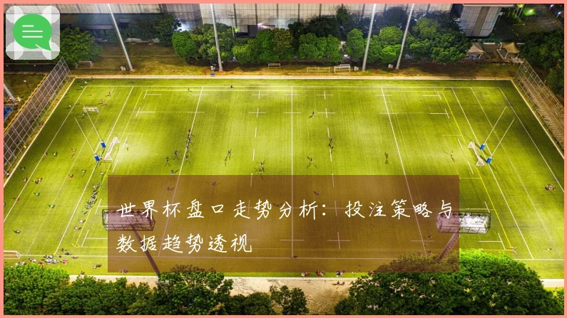 世界杯盘口走势分析：投注策略与数据趋势透视